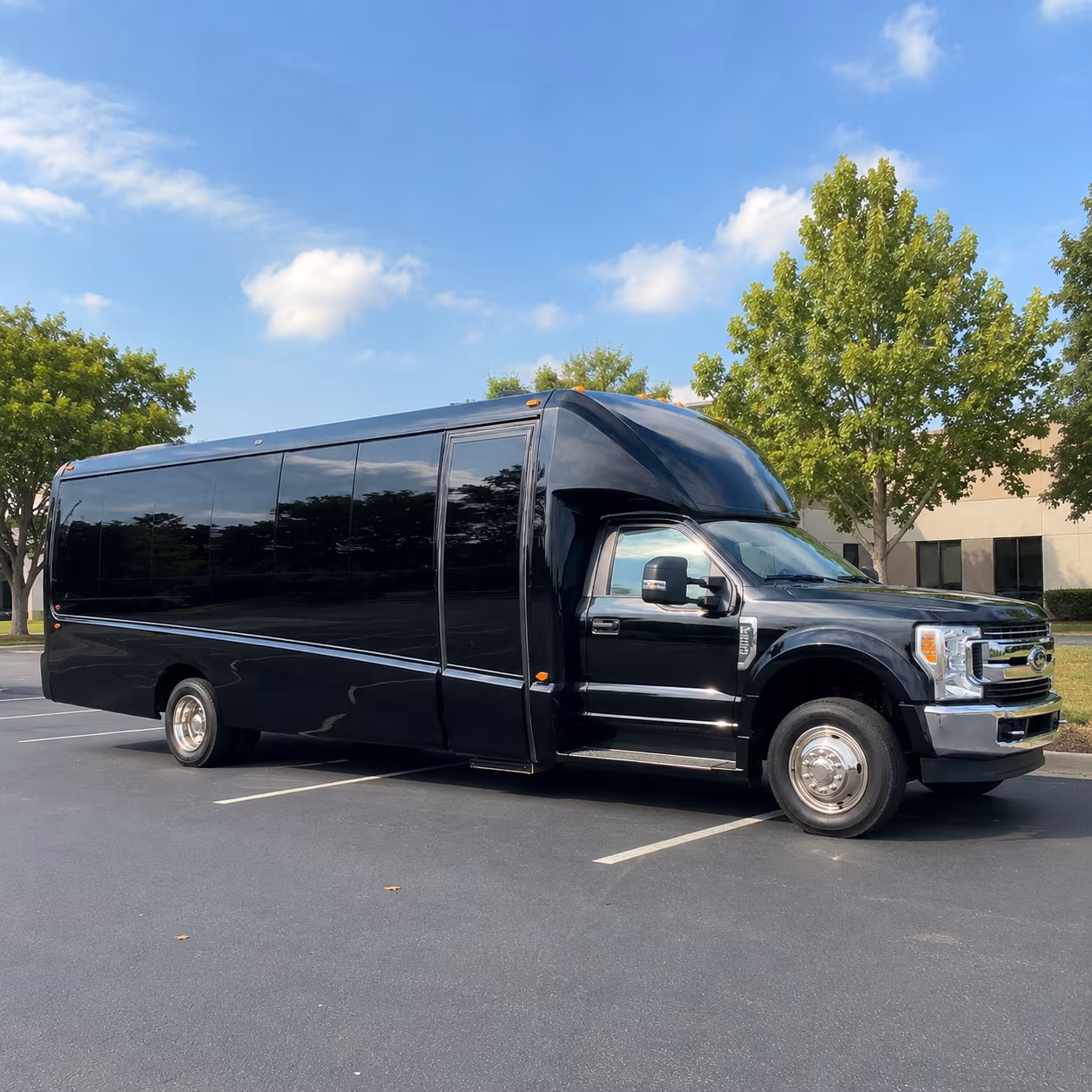 charter buses for large modesto prom groups and after party shuttles