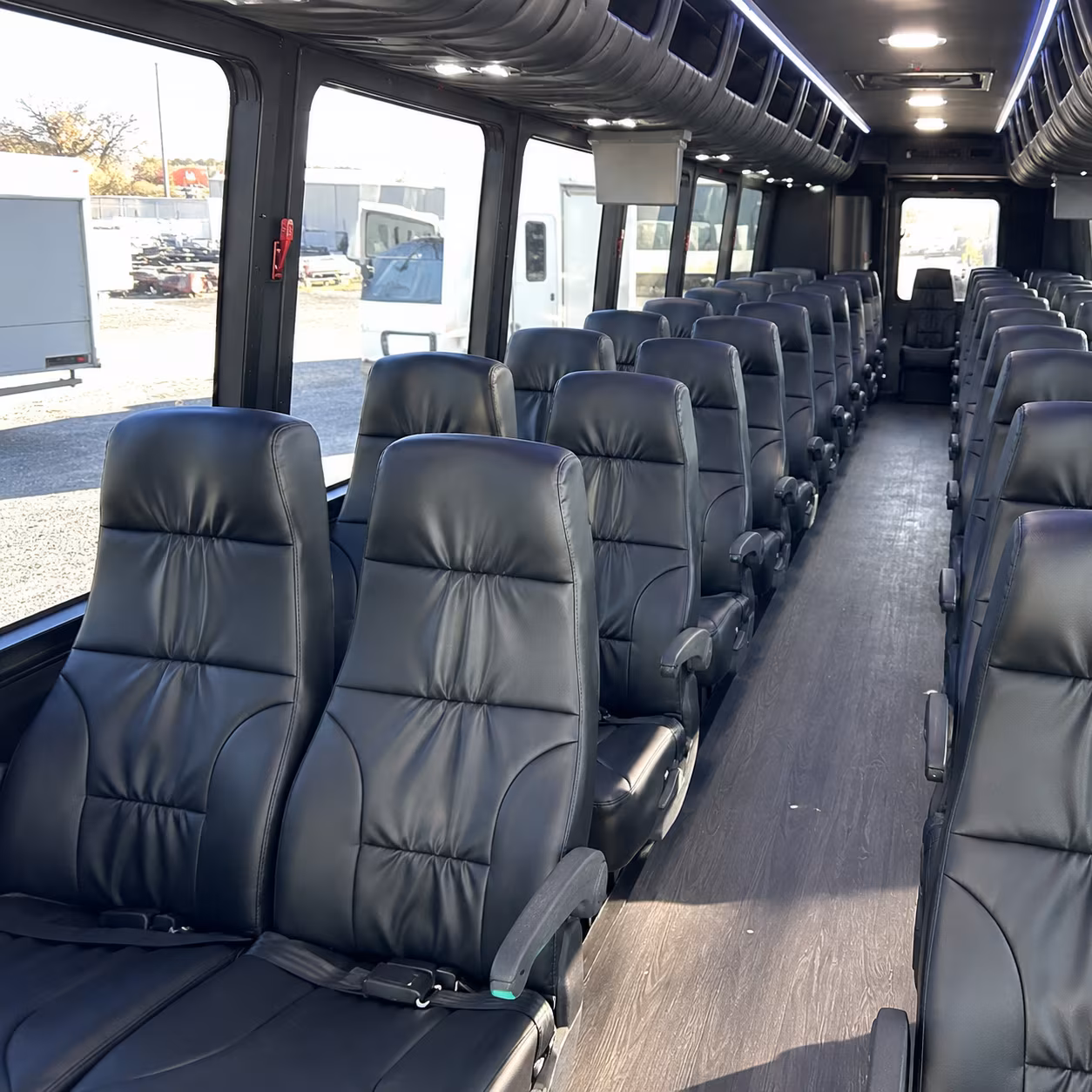 charter buses for large modesto wedding guest groups