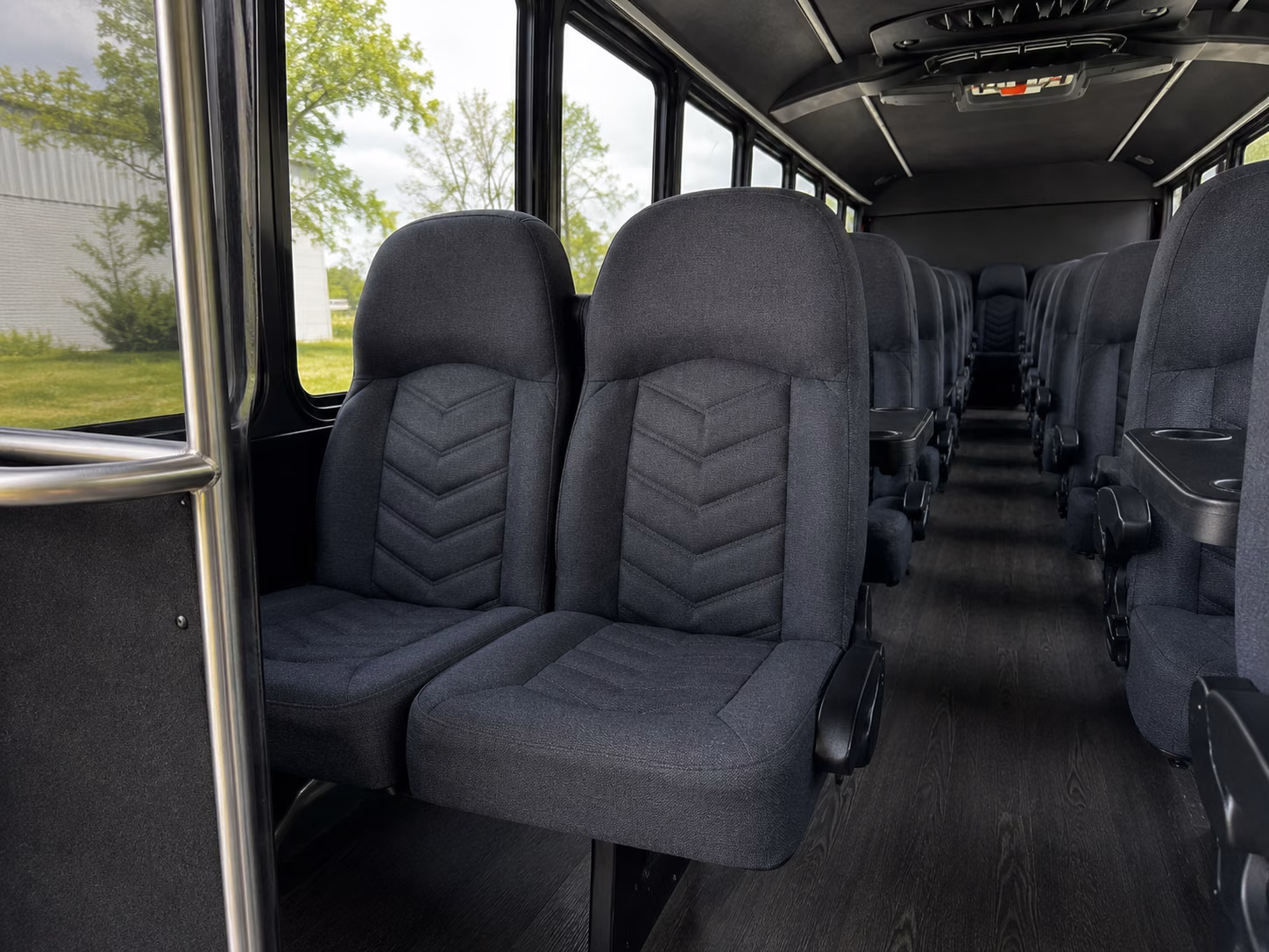 modesto 15 passenger minibus interior