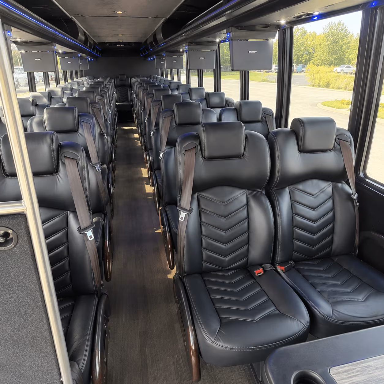 modesto 30 passenger minibus inside