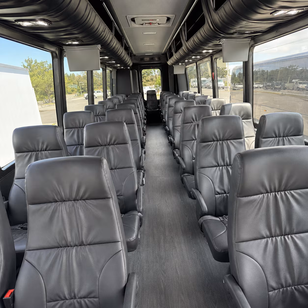 modesto 30 passenger minibus interior