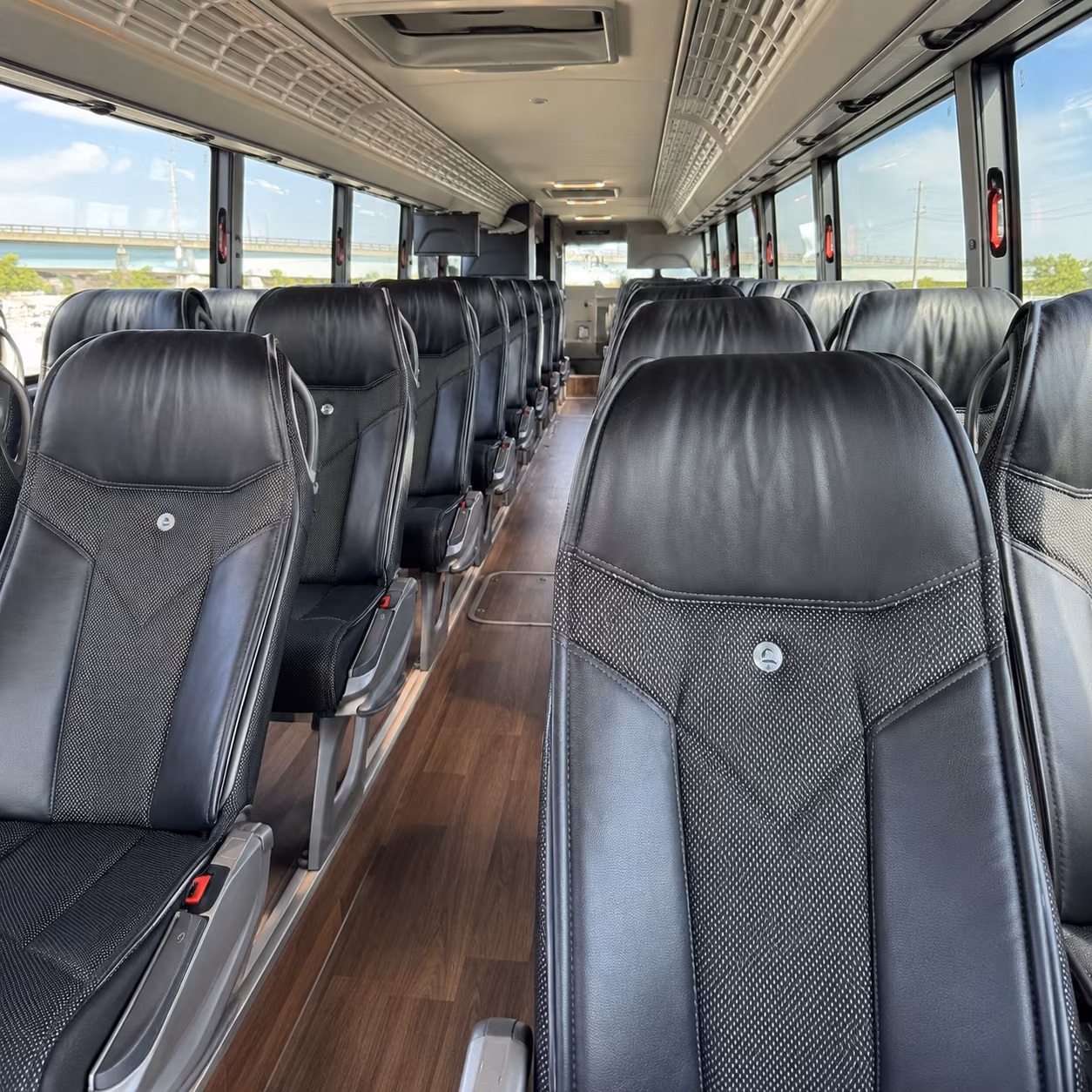 modesto corporate event transportation onboard seating
