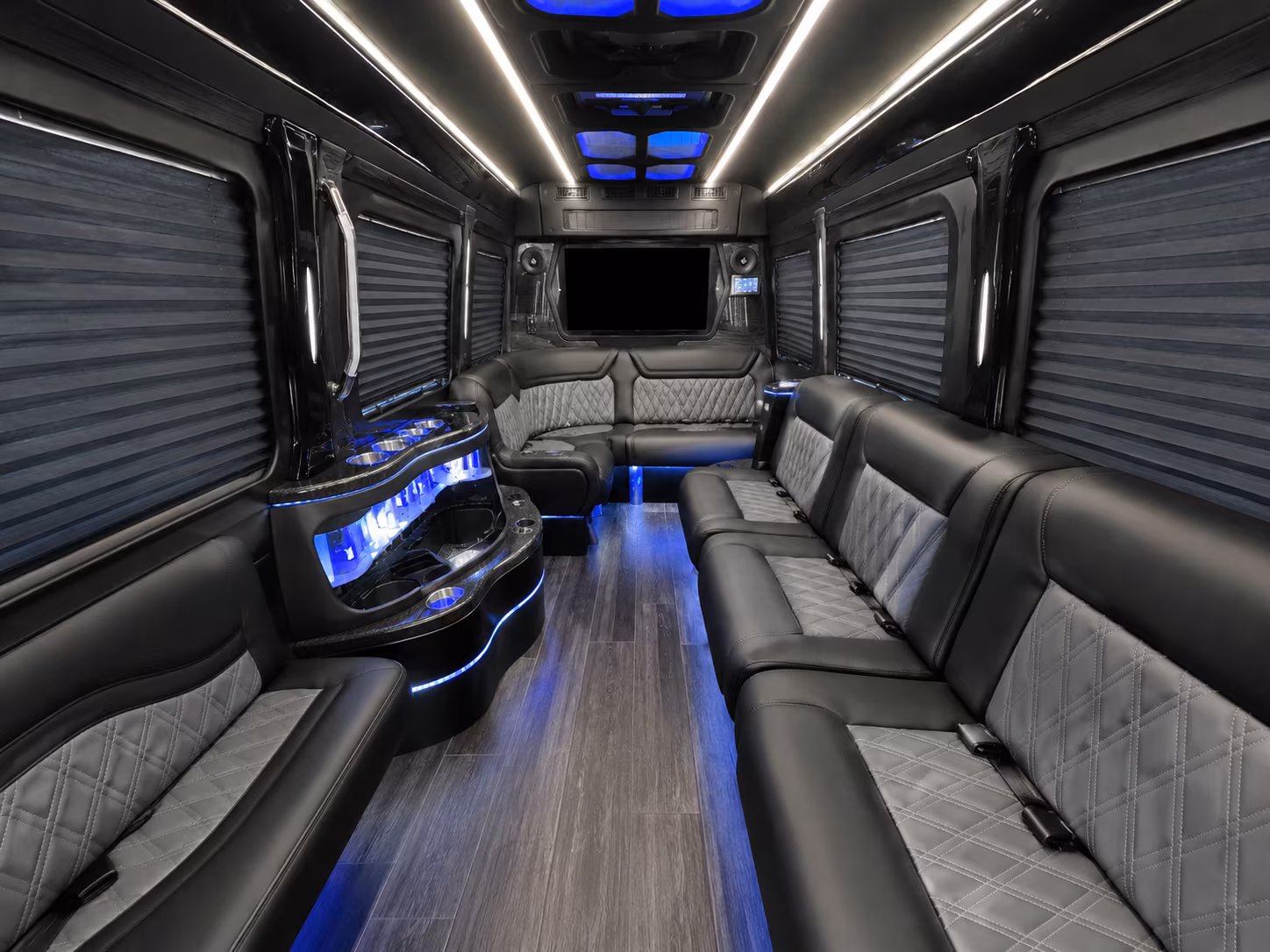 modesto sprinter limousine inside