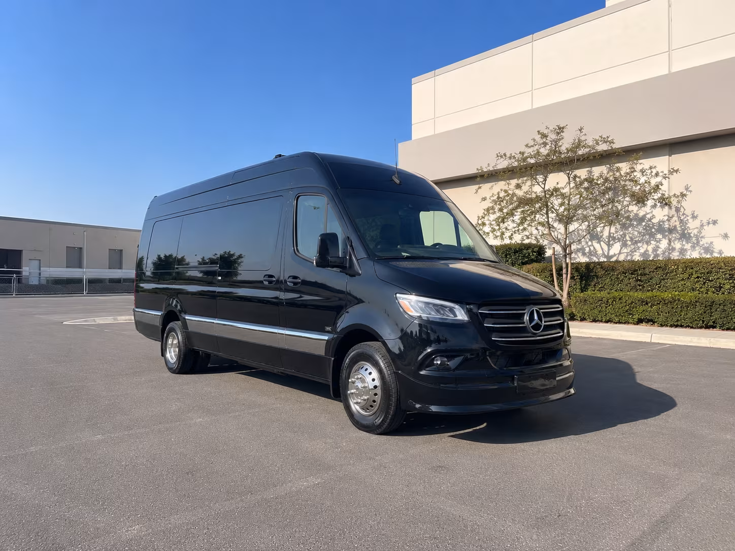 modesto sprinter van with driver